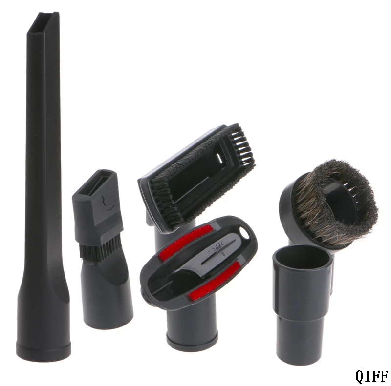 6 In 1 Vacuum Cleaner Brush Nozzle Home Dusting Crevice Stair Tool Kit 32mm 35mm Mar28
