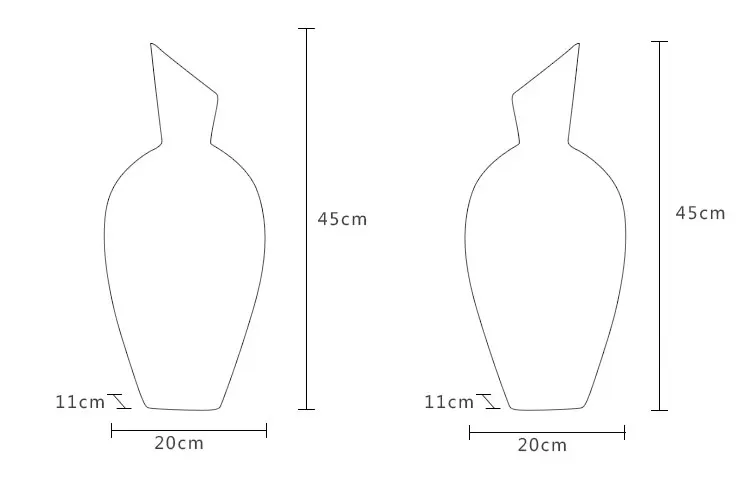Стереоскопические настенные украшения Висячие вазы в китайском стиле для стен