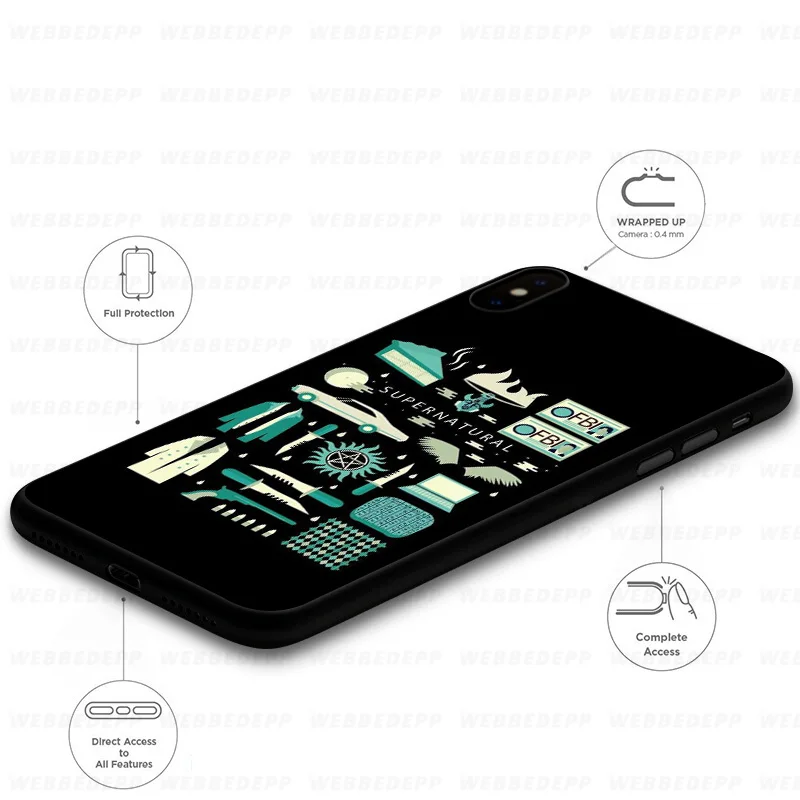 WEBBEDEPP супернатуральный мягкий чехол для Huawei Mate Honor 20 6A 7A 7C 7X 8 9 9X 10 View Lite Pro 30 |