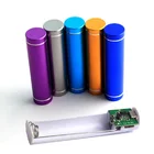 Без аккумулятора, алюминиевый внешний аккумулятор 2600 мАч, 1*18650, внешний аккумулятор, комплект сделай сам, мини-блок питания