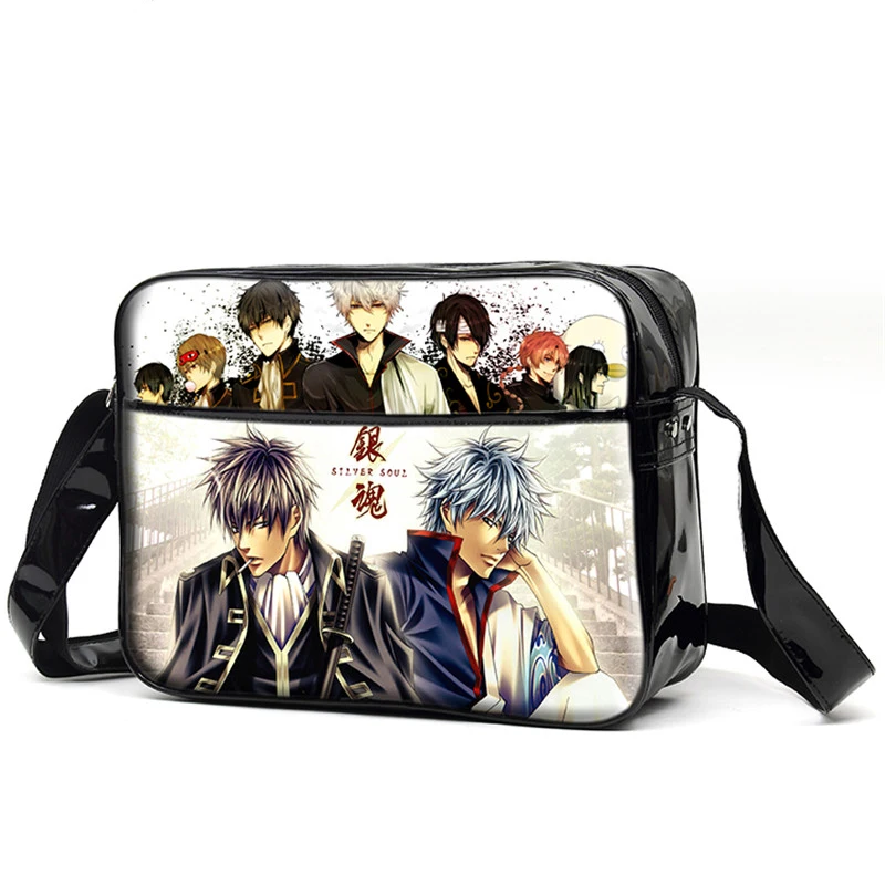 Высококачественная полиуретановая Сумка слинг для косплея Gintama студенческие