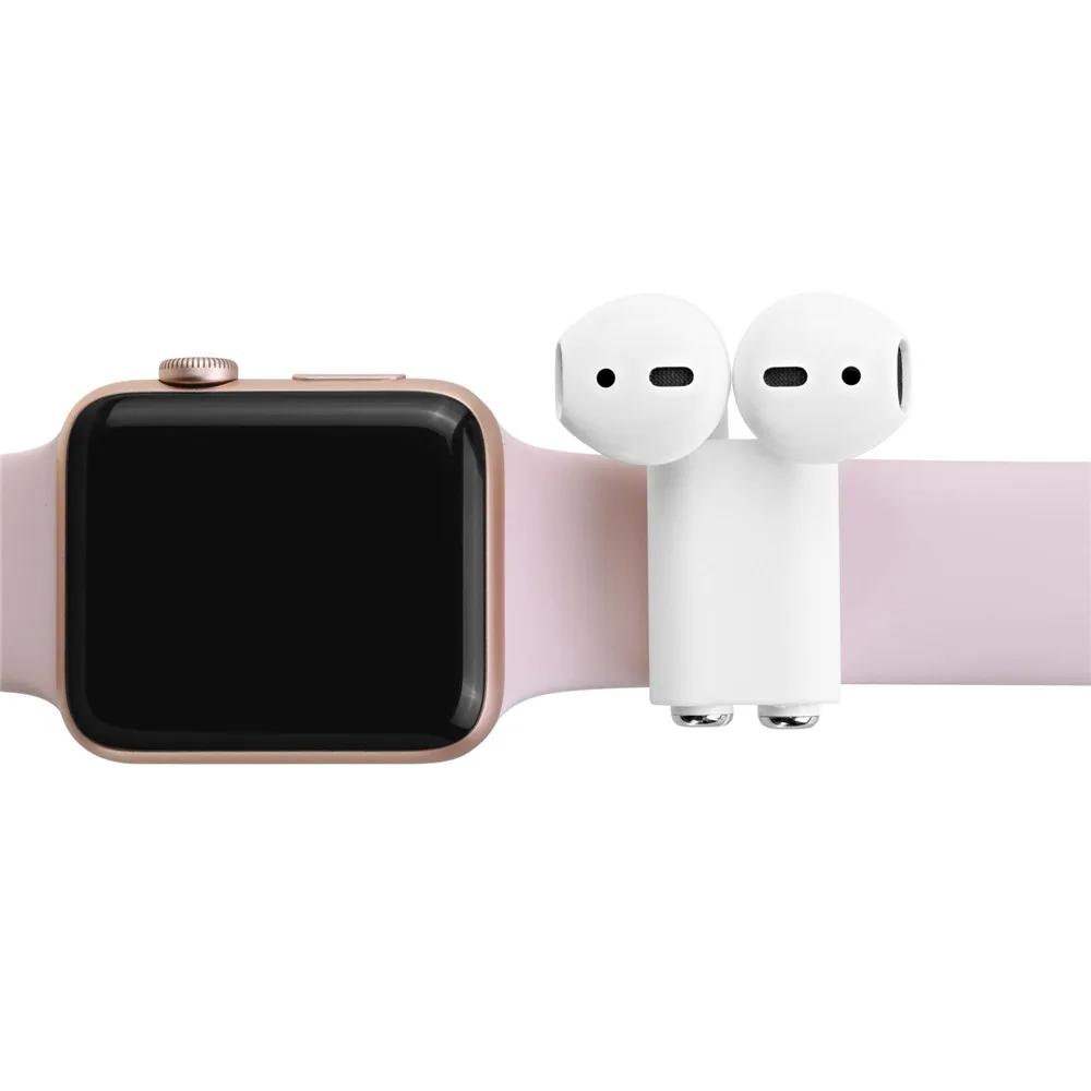Силиконовый чехол с защитой от потери для AirPod защитный ремешок часов силиконовый