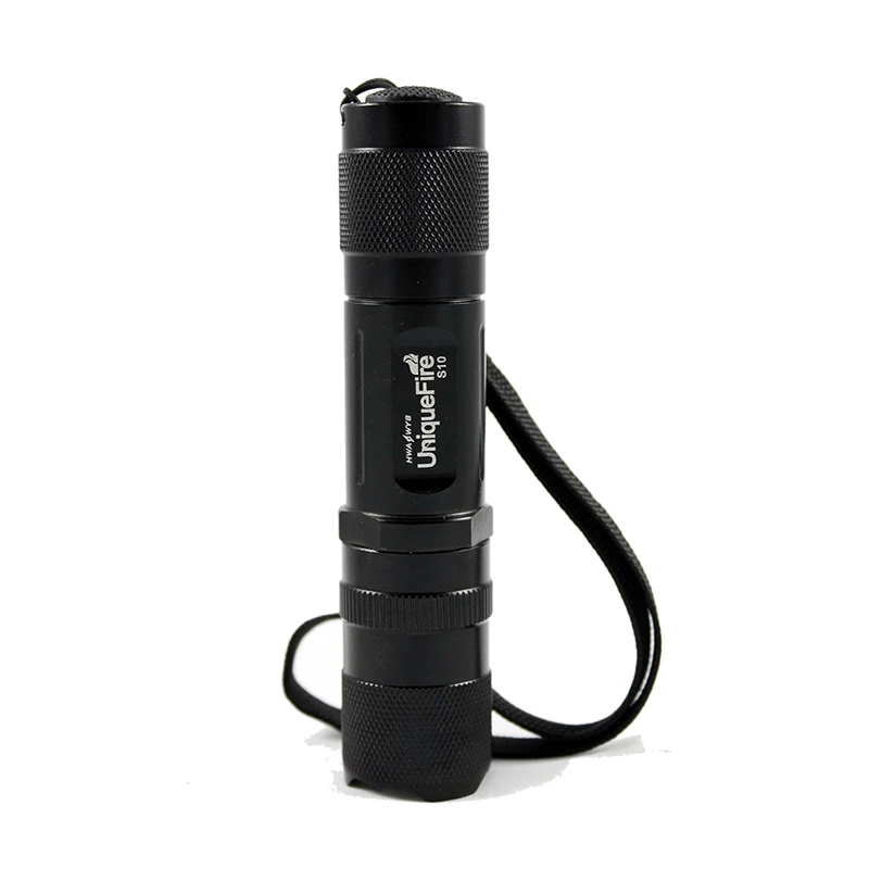 UniqueFire S10 R2 лампа с белым светильник факел гладкой поверхностью алюминиевый сплав