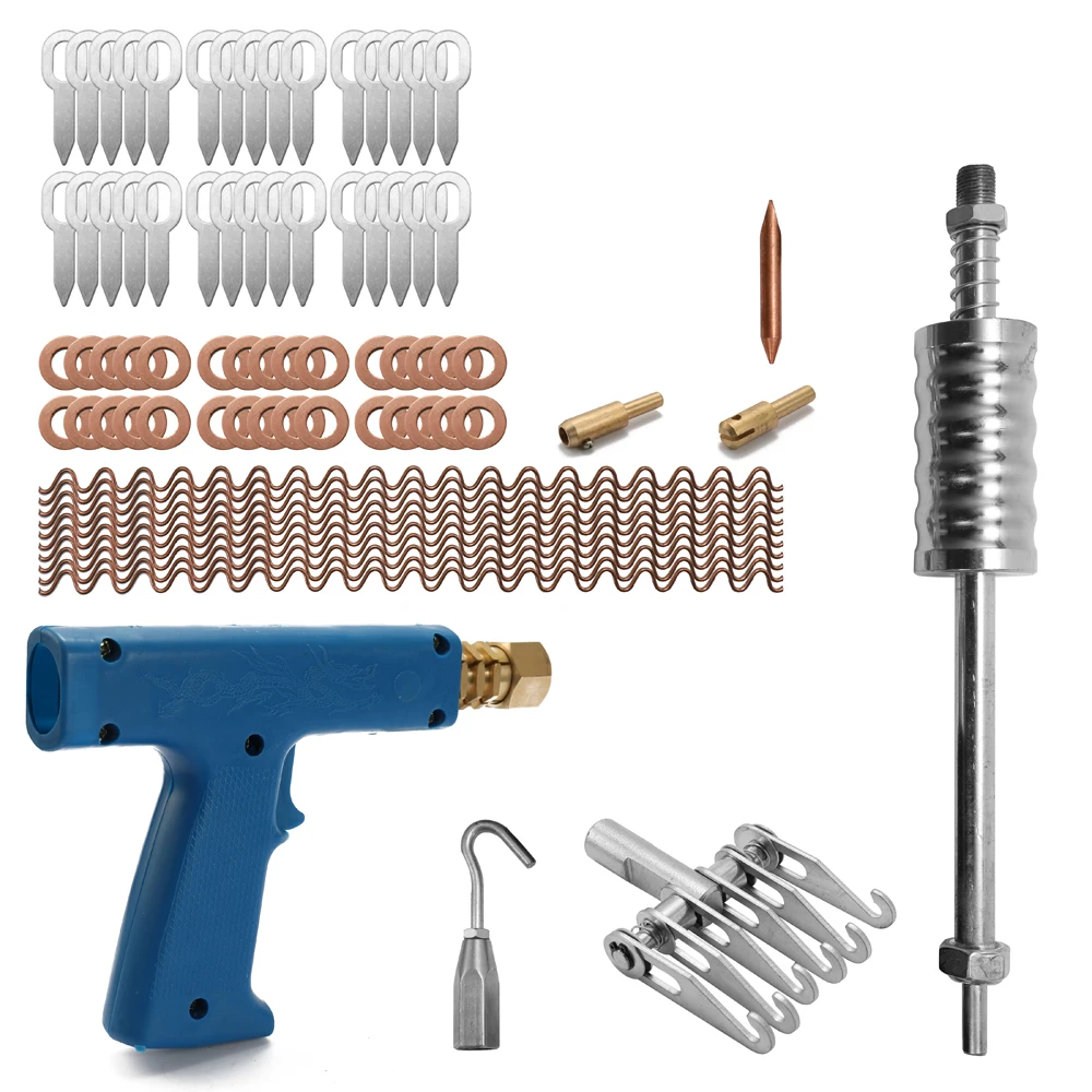 77 шт. набор для ремонта вмятин автомобильные инструменты ручные точечные