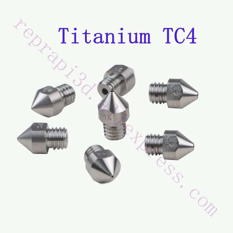 5 шт. металлические насадки из титанового сплава для экструдера CR10 Creality CR 10 Ender 3 MK8