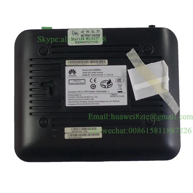 Echolife SC/APC вход HG850A GPON терминал FTTX ONU с 4 эфирными и 2 голосовыми портами