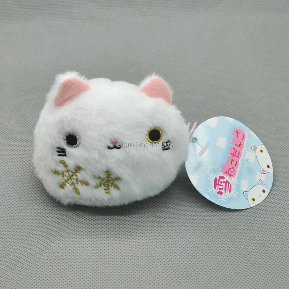 4 шт. Снежинка Неко Atsume кот кошка с заднего двора 3 Мяу коллекция Dango Моти плюшевая