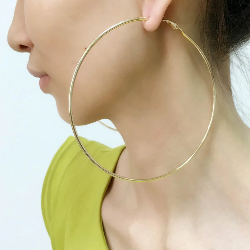 Danfosi Hoop Earrings Simply Style Metal Circle Fashion For Women 2017 New Accessories Statement Jewelry|fashion hoop earrings|hoop earringsearrings