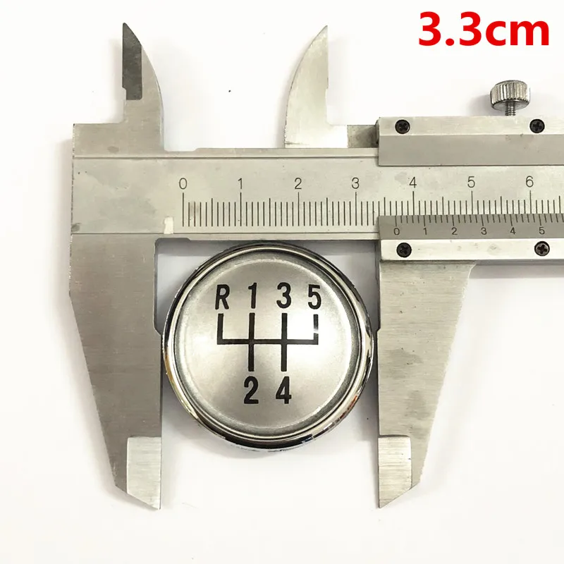 5/6 рукоятка рычага переключения передач эмблема значок крышка колпачок для VW