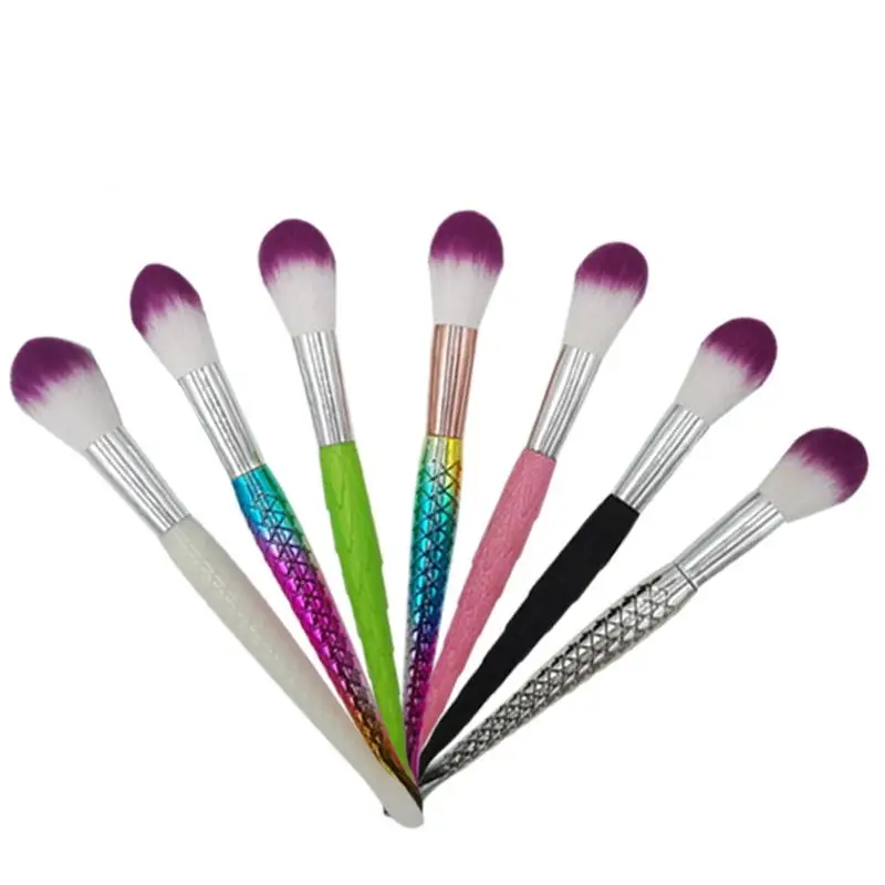 Happy макияж Лидер продаж 1 шт. Русалка кисти супер мягкий Косметика Make Up Tool основа