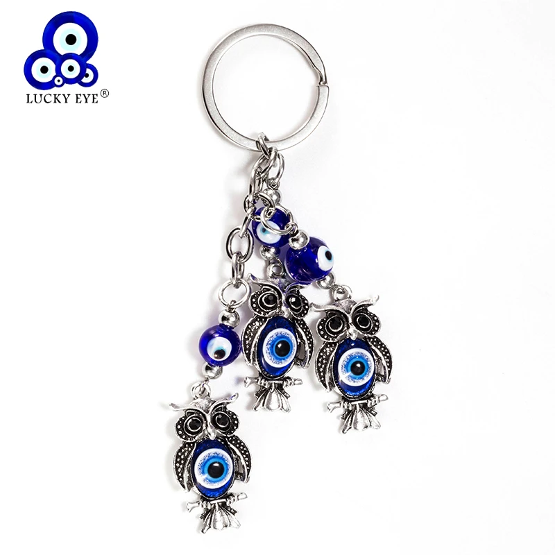Брелок Lucky Eye Animal Plant стеклянный кулон брелок для ключей из сплава кисточка
