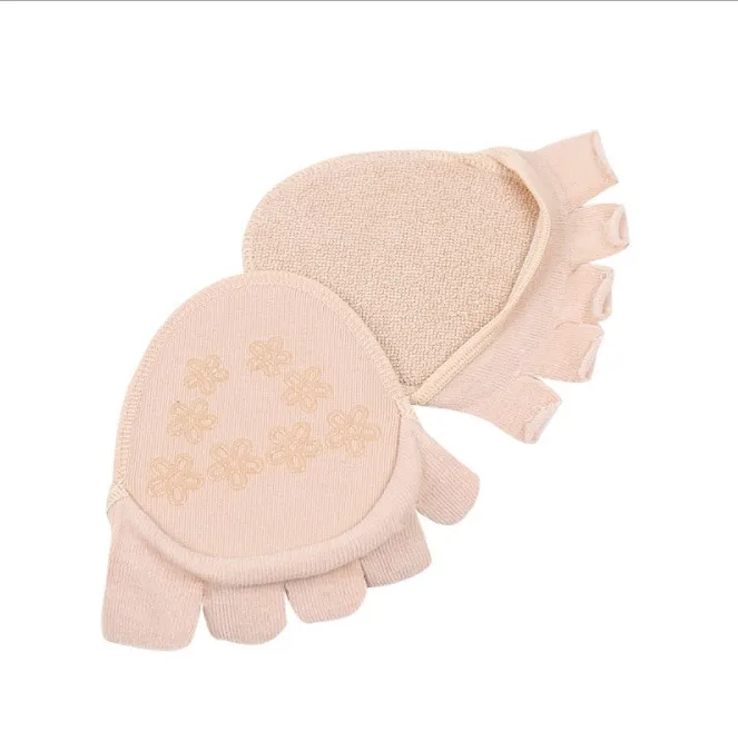 Носки с пятью пальцами хлопковые нескользящие носки закрытым носком на высокой