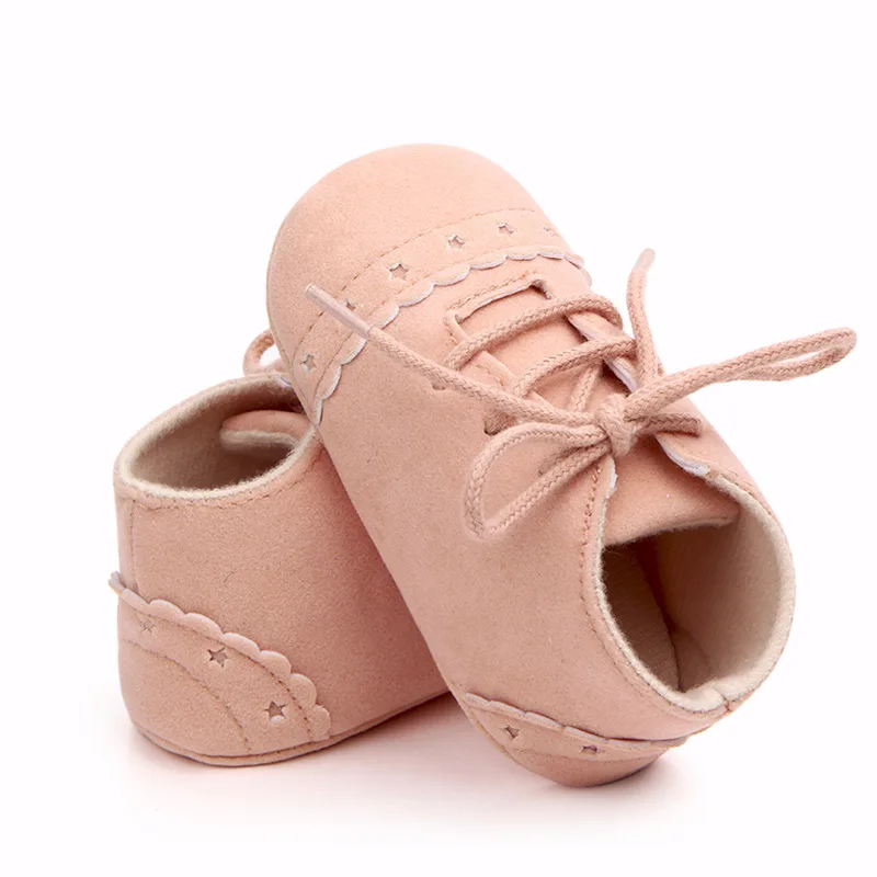 2018 популярная детская обувь из нубука мягкая для маленьких девочек Мокасины