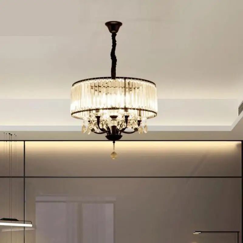 Большая подвесная хрустальная люстра для бальной комнаты Подвесная лампа кухни