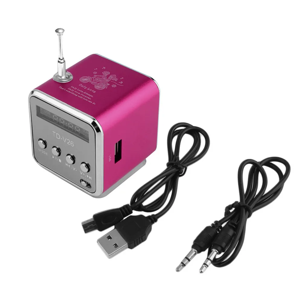 Портативная колонка мини SD карты памяти Micro USB 2,0 стерео Super Bass Звук Усилители домашние для динамик s вашего телефона светодио дный дисплей
