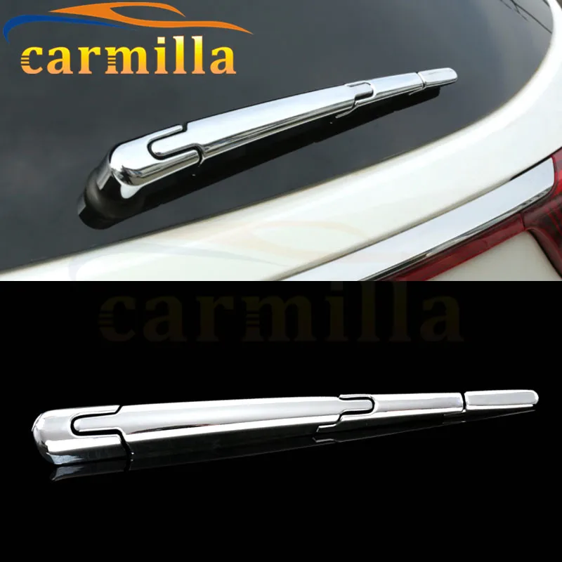 ABS хромированный автомобильный внешний задний стеклоочиститель накладка