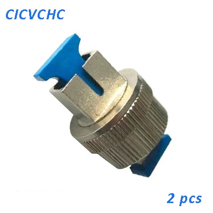 2pcs SC Tunable Fiber Optic Attenuator-Adapter Flange-0 to 30 dB