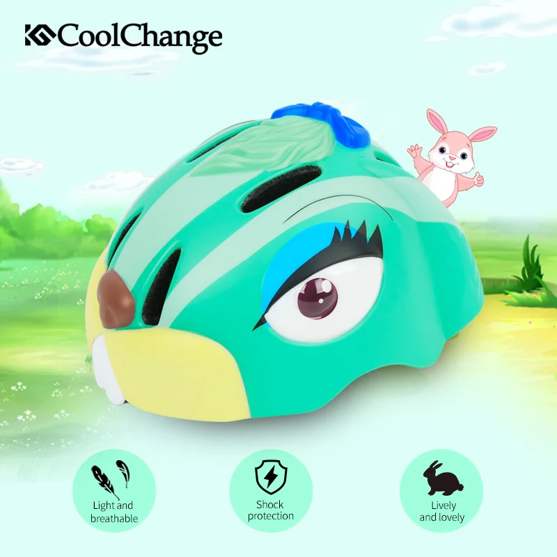 Велосипедный шлем CoolChange для детей горного велосипеда с мультяшным Кроликом