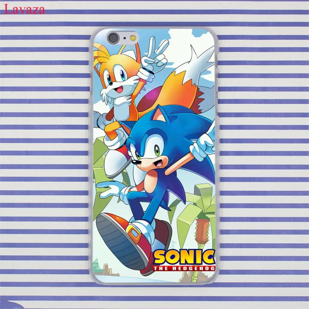 Жесткий чехол для телефона Lavaza Sonic the Hedgehog Series для iPhone XR XS X 11 Pro Max 10 7 8 6 6S 5 5S SE 4S 4