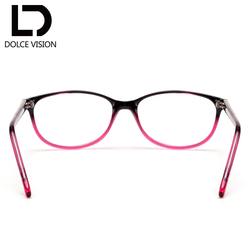 Модные женские очки dolce-vision цветная оправа для близорукости фирменный дизайн по