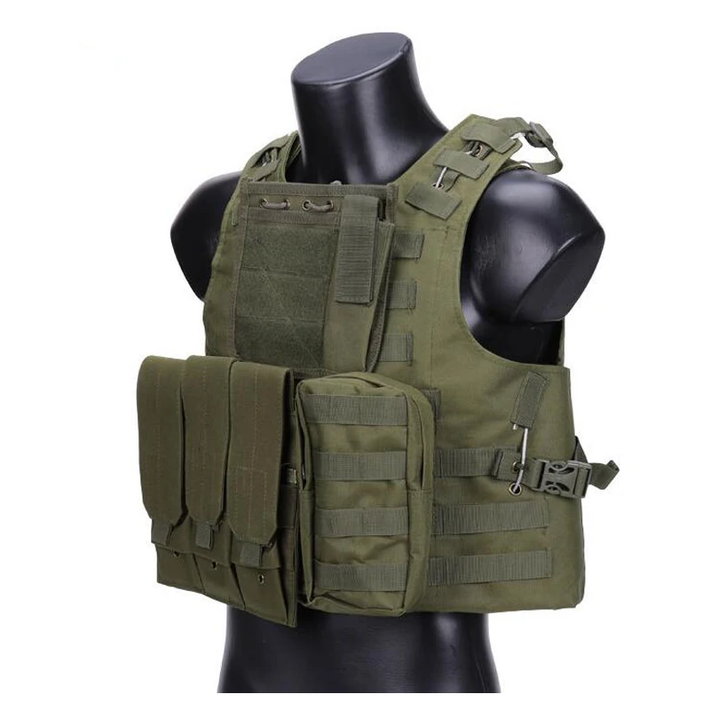USMC Камуфляжный военный армейский защитный жилет Molle тактический жилет-амфибия Пейнтбол страйкбол охотничий жилет Nody Armor