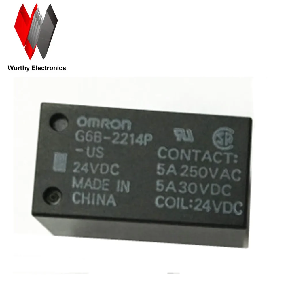 

wholesale 10pcs/lot relay G6B-2214P-US-24VDC