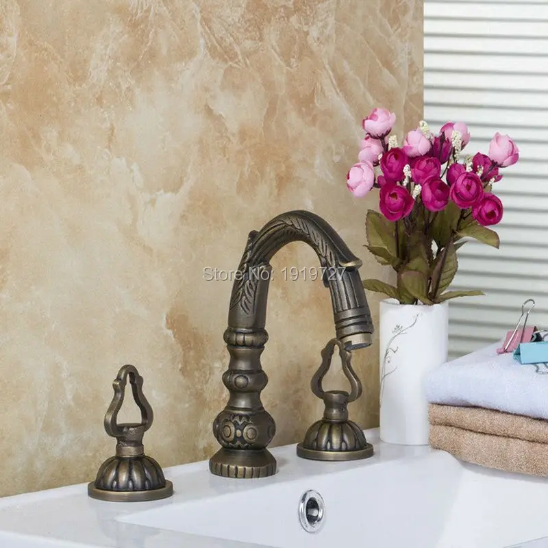 Оптовая продажа Высокое качество 100% твердый медный древний Санузел кран