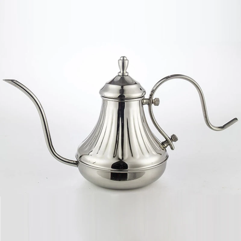 420 мл/650 мл кофейник из нержавеющей стали залейте капельный чайник с длинным