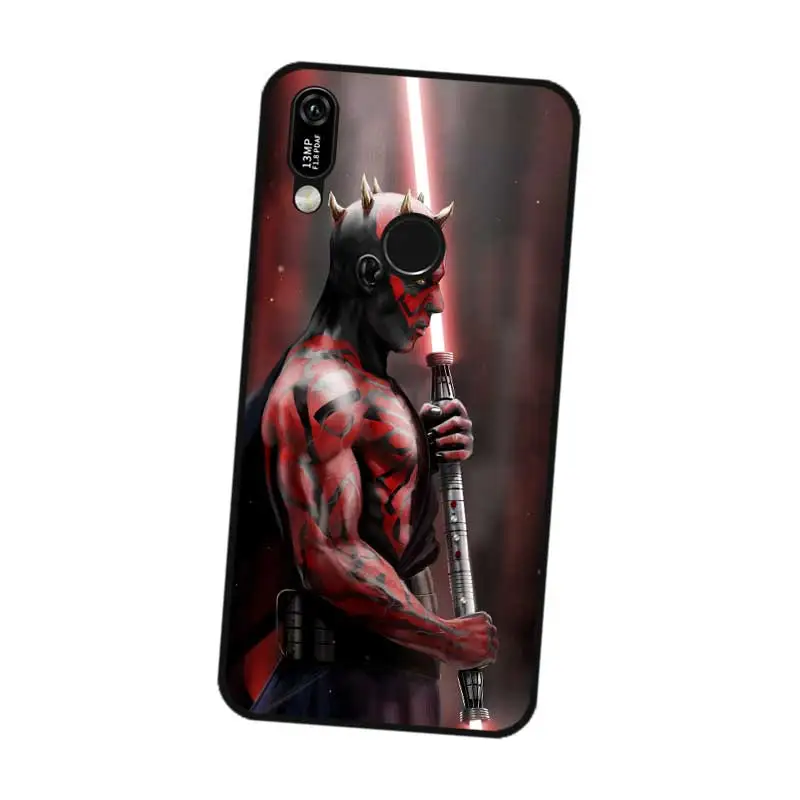 N411 с изображением из Звездных Войн Cool Черный силиконовый чехол для huawei Y5 Y6 Y7 Y9