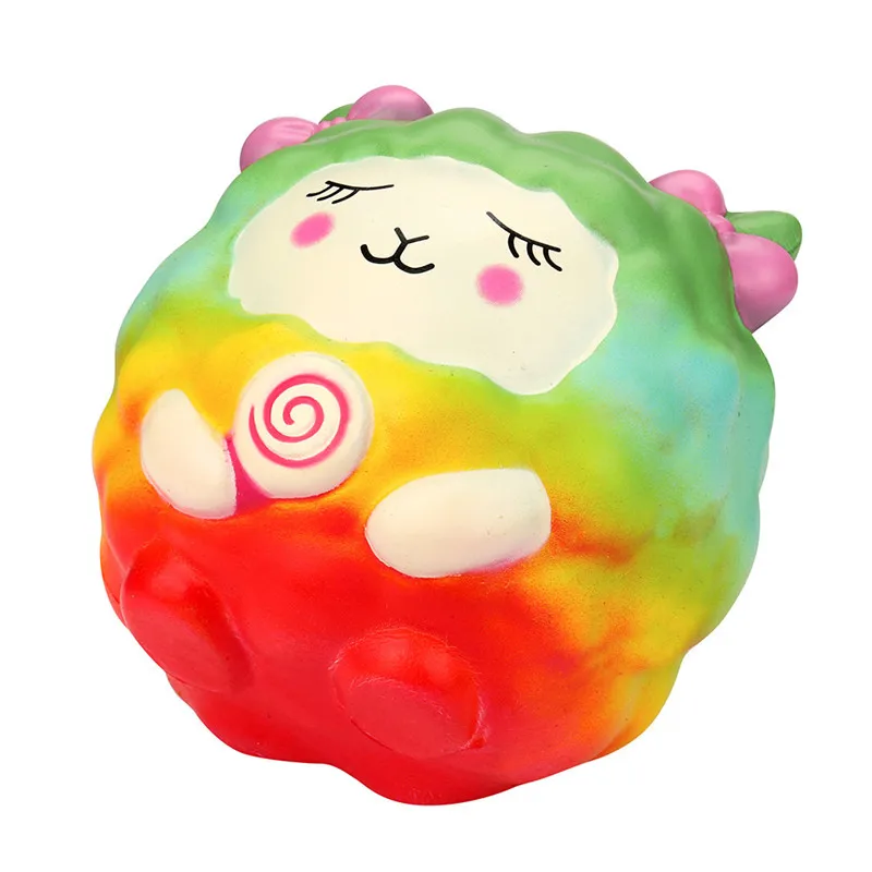 12 см мультфильм Kawaii овец мягкими замедлить рост Ароматические Squeeze Игрушка