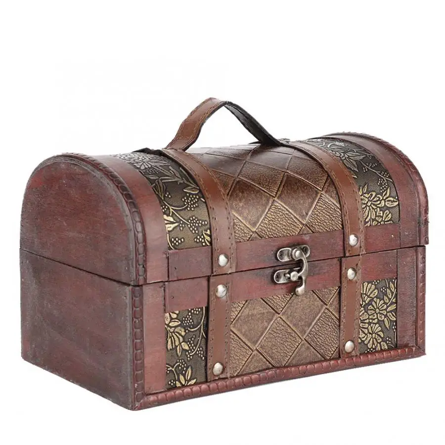 Винтажный деревянный органайзер для ювелирных изделий в европейском стиле