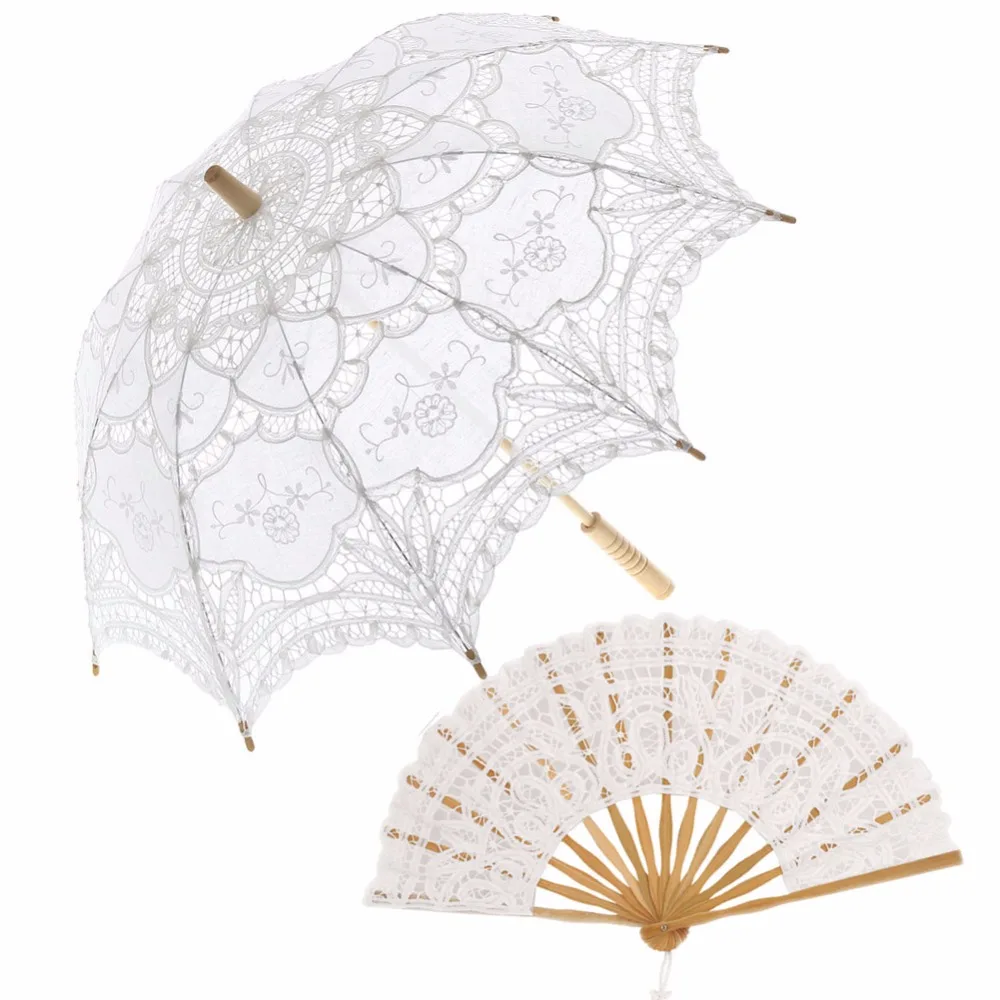 Зонт от солнца кружевной с вышивкой 30 дюймов в стиле Ins|sun umbrella|parasol sun umbrellaparasol |