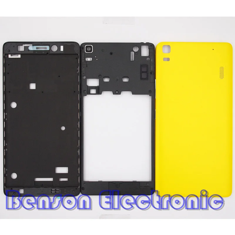 Новая передняя рамка BaanSam средняя задняя крышка аккумулятора для Lenovo K3 NOTE K50-T5 A7000