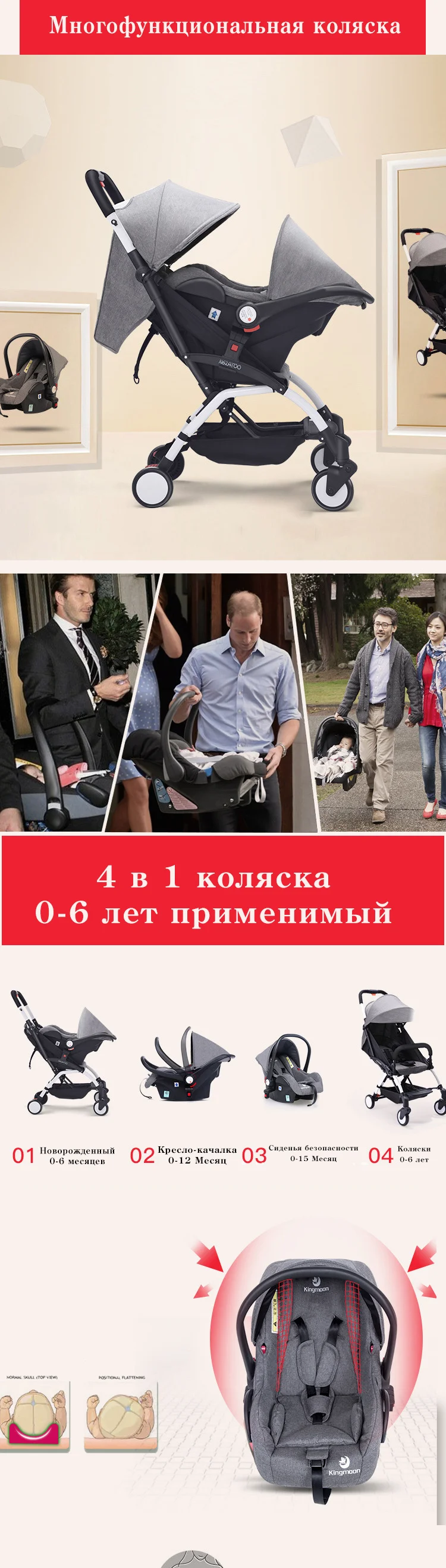 Коляска 3 в 1 легкая корзина безопасности переносное автокресло Прямая поставка с фабрики