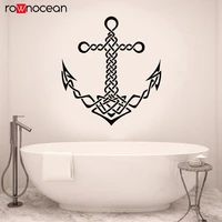 ocean anchor ship sea marine style sailor art wall stickers nautical home decor bathroom decals removable mural wallpaper 3153