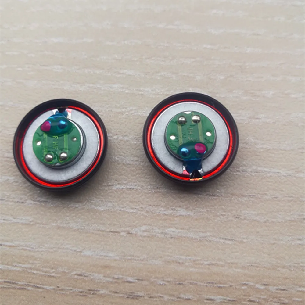 Фото 1 Pair 15.4mm 500ohm Flat Head Earbuds Speaker High Impedance Diy MX500 Driver Unit Graphene Speaker unit Earphone Accessories №2