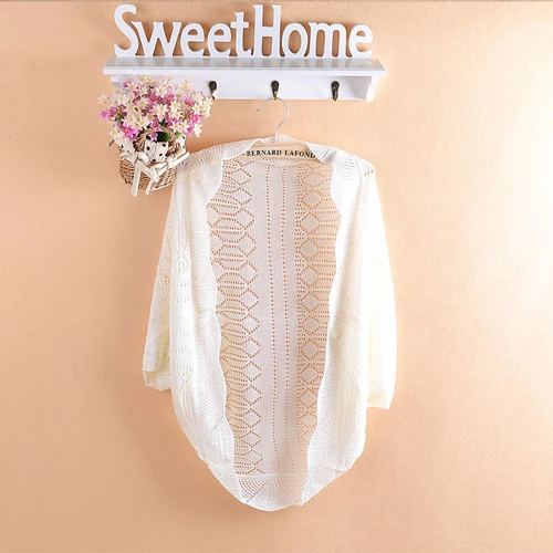 Новинка кардиган с пышными рукавами вязаные топы свитер верхняя одежда Дымчатая