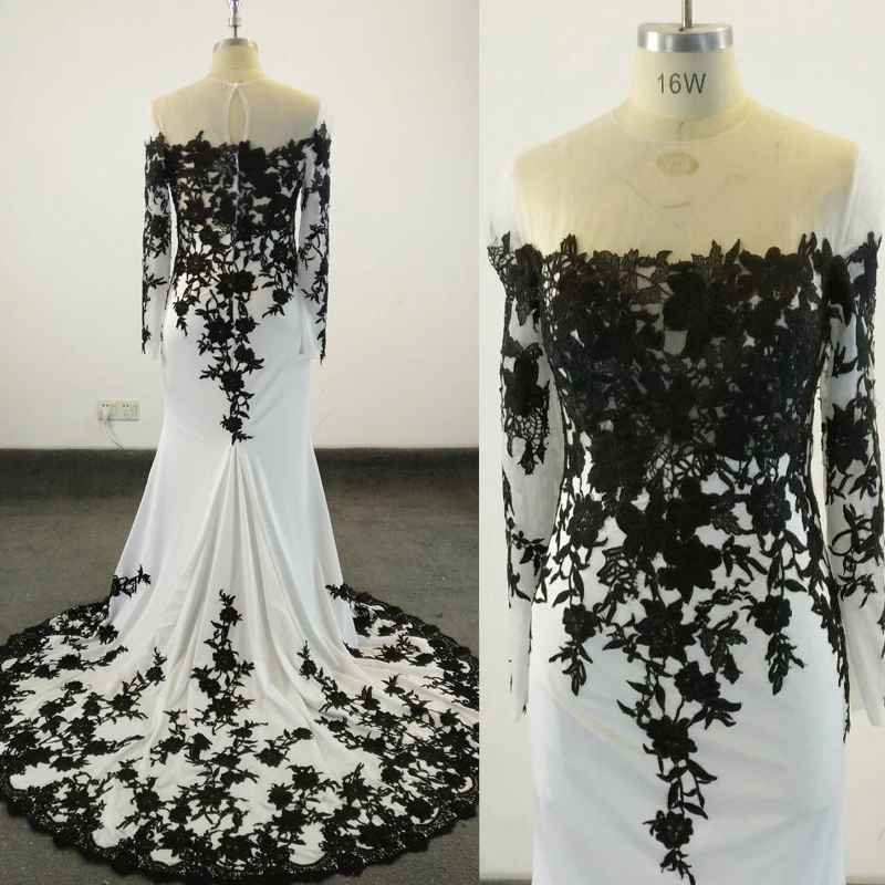 Кафтан Дубай черное платье с аппликацией и длинными рукавами цвета слоновой