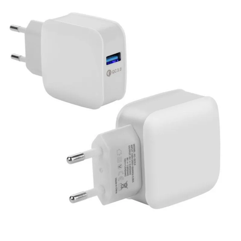 Сетевое зарядное устройство Quick Charge 3 0 18 Вт для Xiaomi Mi Samsung HuaWei ЕС США QC быстрая