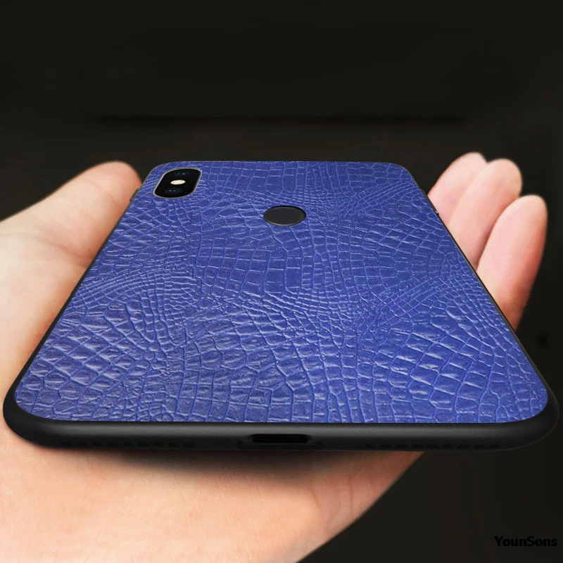 Новая модная Обложка на заднюю панель из искусственной кожи для Xiaomi Redmi 6A 6 Pro Note