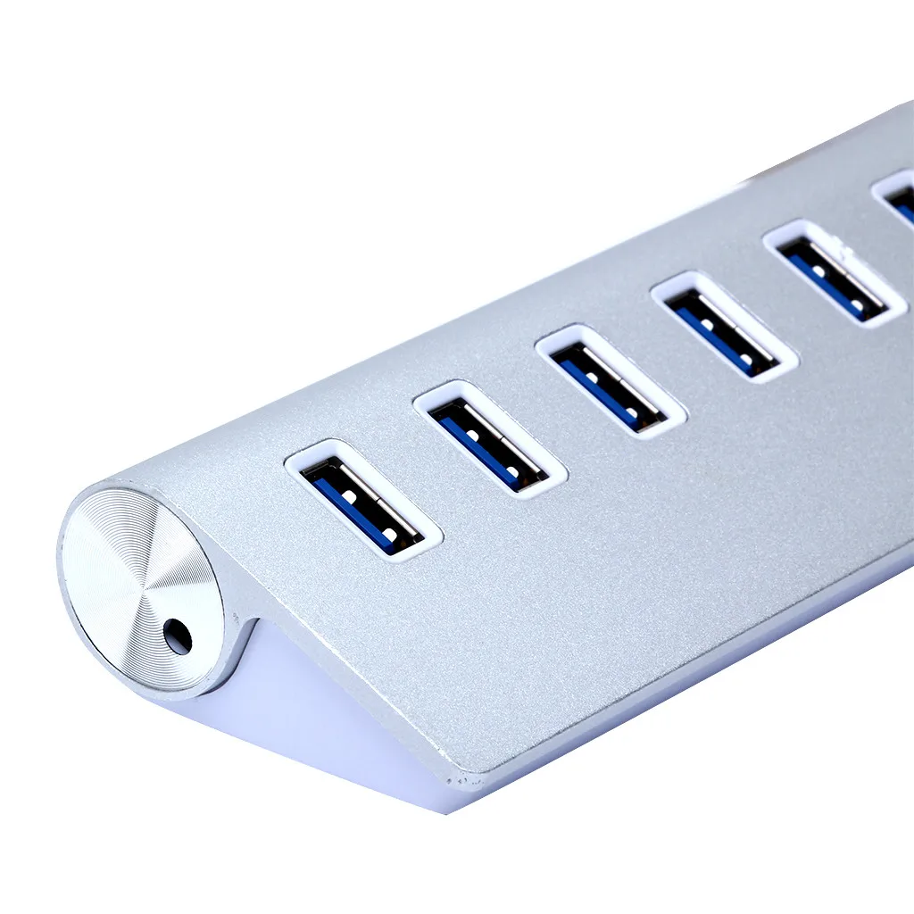 CARPRIE usb-хаб высококачественный 7-портовый USB 3 0 концентратор алюминиевые данные с