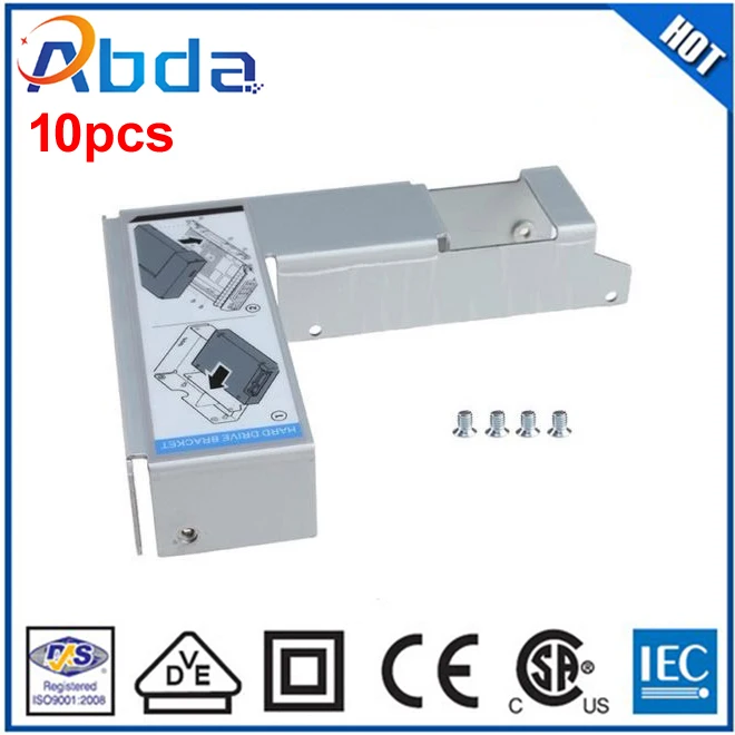 Бесплатная доставка DHL/Fedex 9W8C4 09W8C4 Y004G 2 5 &quotдо 3 5&quot HDD Лоток для жесткого диска Caddy