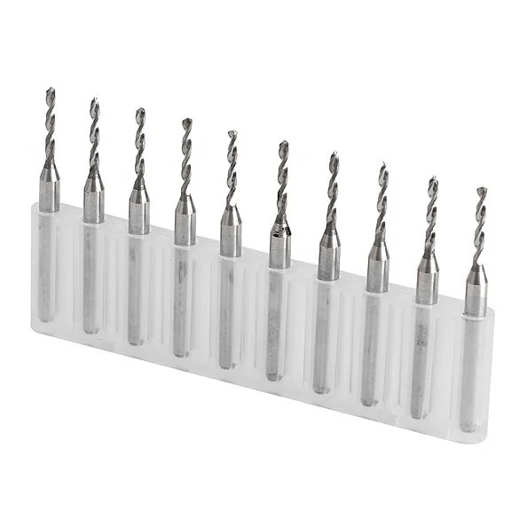 

10Pcs/set 0.5 / 0.8 / 1/1.5/2mm Brand New High Quality Mini PCB Print Circuit Board Carbide Micro Drill Bits Engraving Tool--M25
