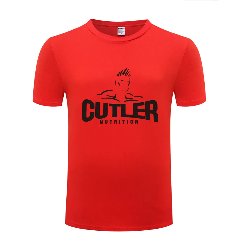 Cutler мышцы спортивной тренировки Бодибилдинг футболки Для мужчин короткий рукав