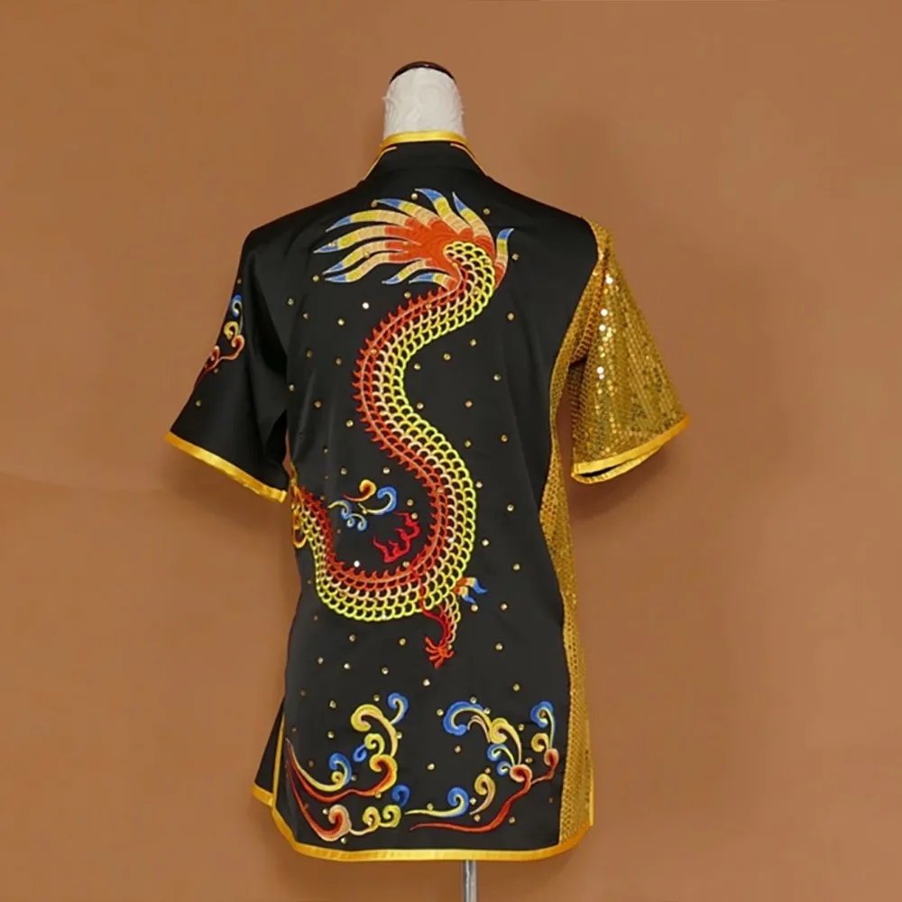 Wushu taichi одежда тайцзи changquan Униформа боевых искусств соревнование вышитая kungfu
