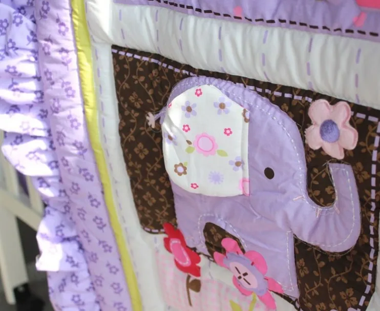 Комплект постельного белья унисекс комплект из 7 предметов для детской кроватки