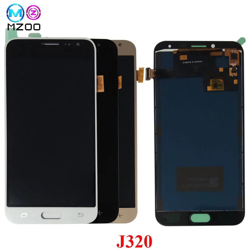 Для Samsung Galaxy J3 2016 J320 J320F J320M J320FN ЖК дисплей сенсорный экран Pantalla дигитайзер сборка