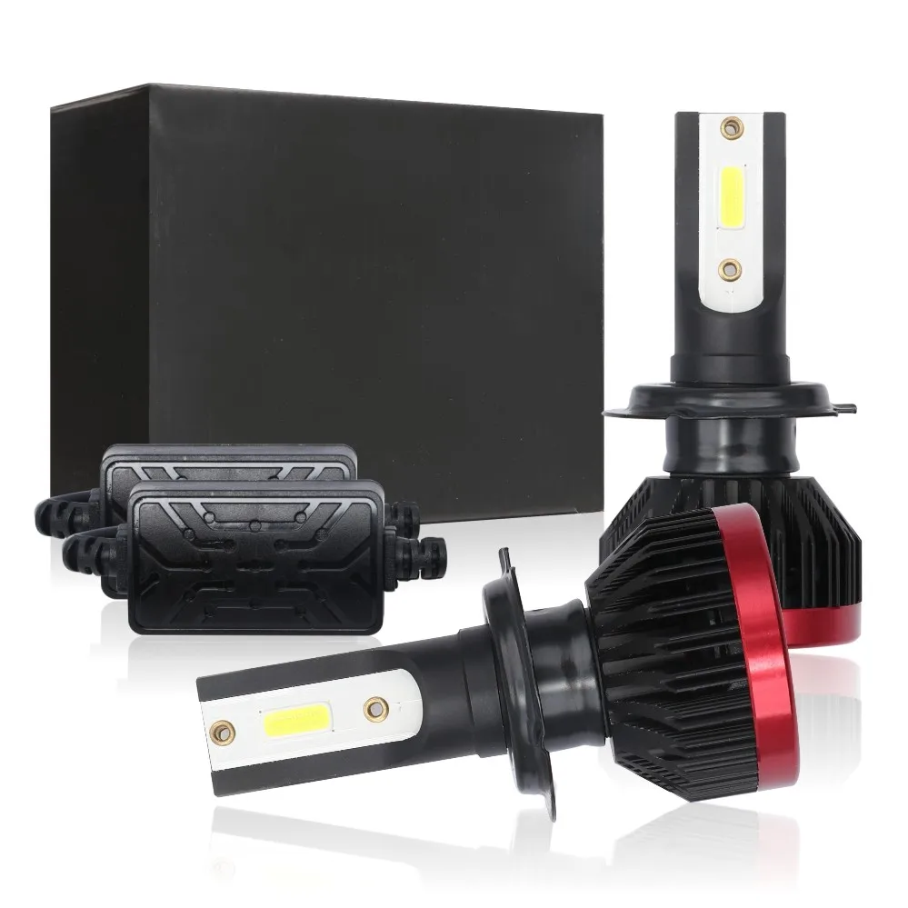 h11 h7 h4 led линзы car лампочки для авто H1 H13 9005 9006 светодиодные лампы фары ходовые огни