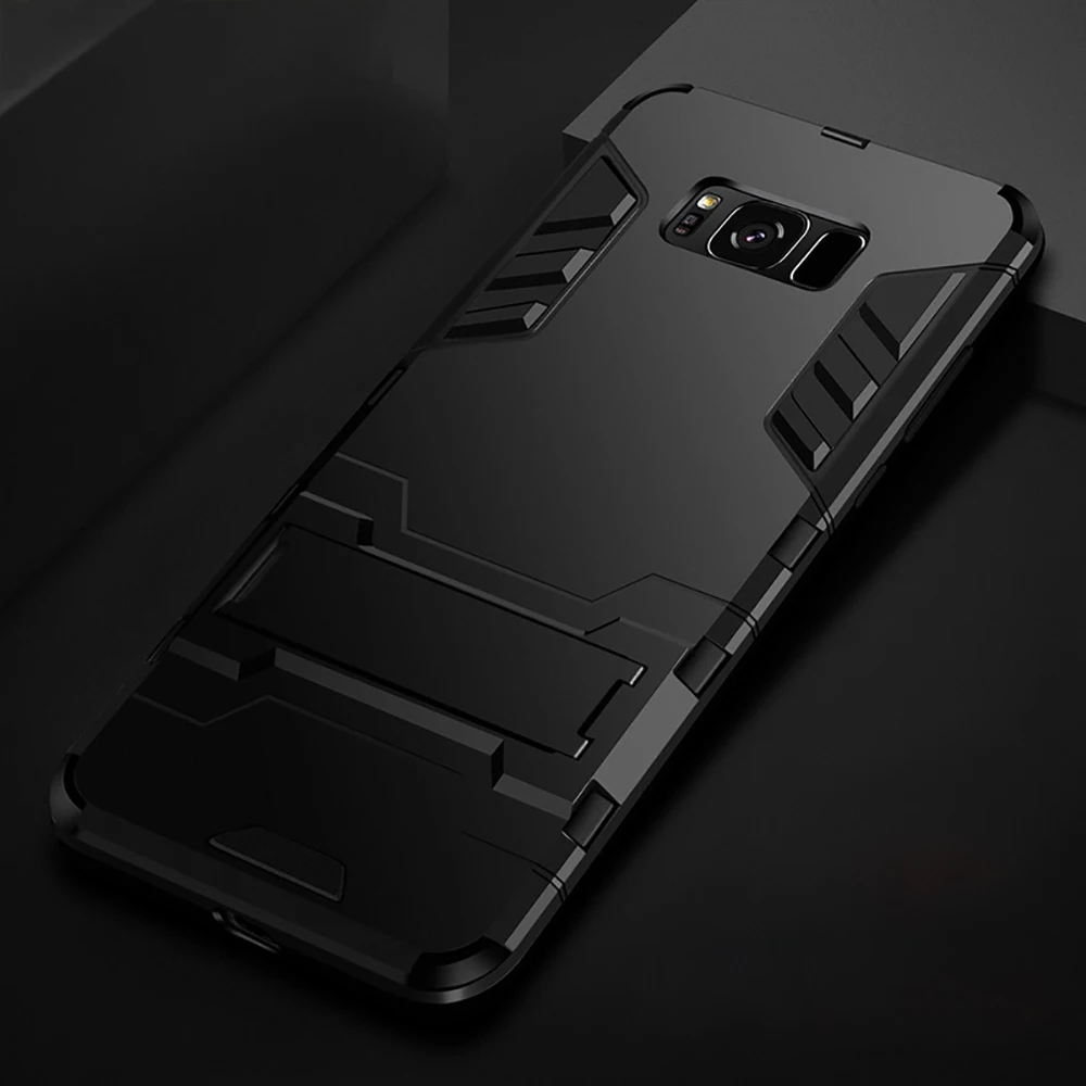 KISSCASE Armor Phone Case для Xiaomi A1 8 8SE 6X Kickstand Back Cases Redmi 4X 5 5A Plus Примечание Противоударная
