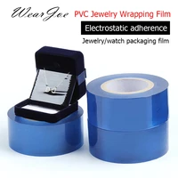 pvc rings pendant necklace bracelet gauge pacckaging wrapping film crystal silver jewelry watch anti static protective film tape